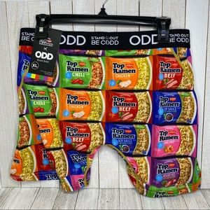 ODD Boxer Briefs mens NWT Top Ramen print